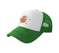 Casquette arrière en maille pour hommes et femmes - Casquette de baseball d'été avec imprimé animal de la ferme et de la poule, vert, taille unique