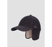 Casquette Avec Rabats Latéraux Bleu Marine Pour Hommes Stetson Baseball Cap Wool Cashmere Ef 7720102-21 60-61 cm