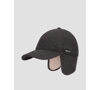 Casquette Avec Rabats Latéraux Grise Pour Hommes Stetson Baseball Cap Wool Cashmere Ef 7720102-32 60-61 cm