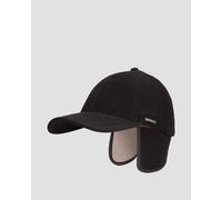 Casquette Avec Rabats Latéraux Noire Pour Hommes Stetson Baseball Cap Wool Cashmere Ef 7720102-1 60-61 cm