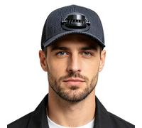Casquette avec Ventilateur - 600 MA Chargement USB, Énergie Solaire, 3 Vitesses De Vent | Casquette De Baseball avec Ventilateur Solaire, Unisexe, Convient pour Un Tour De Tête De 54 À 59 Cm