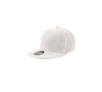 - Casquette avec visière plate - Mixte (Taille unique) (Blanc) - UTAB213