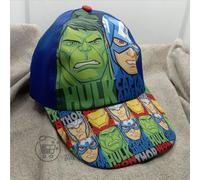 Casquette Avengers Hulk Captain America - bleu 53