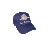 Casquette Baie de Somme Brodée - Motif Phoque - Esprit Nature & Bord de Mer - Broderie Faune Côtière (Marine)