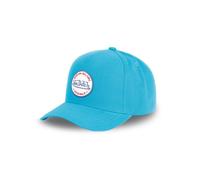 Casquette baseball avec patch rond brodé Colors - Baseball - Turquoise - Visière Arrondie