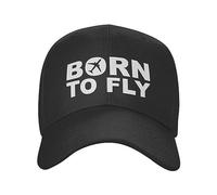 Casquette baseball Born To Fly Flight Pilot Casquette baseball Protection solaire Réglable Aviation Avion Aviateur Cadeau Papa Chapeau printemps Chapeaux Snapback Casquettes cadeau d’anniversaire