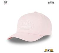 Casquette Baseball California Classique Unie - VON DUTCH - Lof - Blanc - Rose/Blanc - 100% Coton