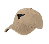 Casquette Baseball Cap，Brahma Bull Projet Gym Casquette de Baseball Noir Logo Pare-Soleil Hip Hop Chapeaux Été Running Hippie Snapback Cap，Cadeaux Femme，Cadeaux Homme