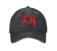 Casquette Baseball Cap,Héros Dexters Fans Série TV Morgan Été Rétro Denim Délavé Casquettes de Baseball Femmes Cowboy Soleil Chapeau Camping Hommes Snapback Cap,Cadeaux Femme,Cadeaux Homme