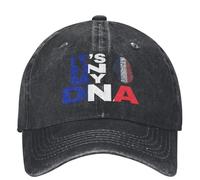 Casquette Baseball Cap,La France est dans Mon ADN lavé Casquette Baseball Drapeau français Hip Hop Papa Chapeaux Été Chasse Protection Solaire Snapback Cap,Cadeaux Femme,Cadeaux Homme