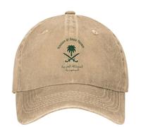Casquette Baseball Cap，Les Royaumes L’Arabie Saoudite Casquette Baseball Vert Plante Kpop Rock Qualité Trucker Chapeau Unisexe Adolescents Casual Casquettes Baseball À L’épreuve du Soleil