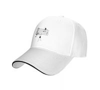 Casquette Baseball Cap，Nouvelles Notes de Musique Casquette de Baseball Chapeaux de visière de Sport Casquettes de Papa Hip Hop，Cadeaux Femme，Cadeaux Homme