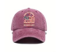 Casquette Baseball, Cappellino da Baseball Con Parte Superiore morbida lavata e Stampa di lettere, per Cappello da Sole estivo all'aperto Con visiera curva