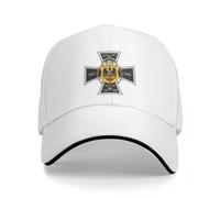 Casquette baseball casquette baseball avec croix fer design pour hommes et femmes, casquette baseball unisexe avec conception Croix fer, style décontracté, réglable, pour l’extérieur, 1870 cadeau
