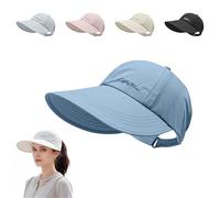 Casquette Baseball Casquette Sweet Pants Femme Réglable Mode Chic Léger Décontracté Confortable Respirant Anti UV Sport Plage Extérieur Voyage Quotidien (Sky Blue, One Size)