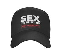 Casquette Baseball Classic Unisexe Sex Instructor Casquette Baseball Adulte Réglable Chapeau père pour Hommes Femmes Sports Snapback Chapeaux Casquettes d’été Cadeau d’Anniversaire
