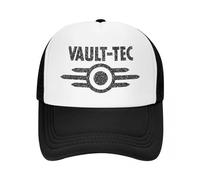 Casquette Baseball Fallouts Logo Jeu nucléaire Mesh Casquettes Baseball Adulte Hip-Hop Trucker Chapeau Jeu vidéo Chapeau réglable en Polyester Casquette Camionneur d’été Cadeau d’Anniversaire Parfait