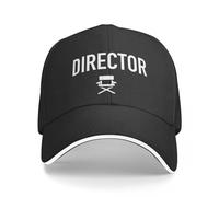 Casquette Baseball Film Director Crew Chair Chemise pour Les Amateurs cinéma, Casquette Baseball, Chapeau Balle Sauvage, Chapeau d’Anniversaire pour Dames, Hommes Mode Hip-hop Cadeau Plein air