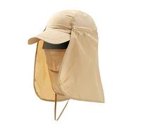 Casquette Baseball Homme Femme Chapeau de Soleil Intégrale Anti-UV Protéger Cou Visage 3 en 1 Chapeau Visière Respirant Séchage Rapide Cap de Sport Plage Voyage Randonnée Chasse Vélo