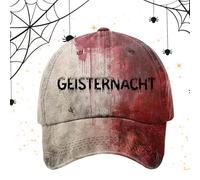 Casquette Baseball Horreur | Casquettes Effrayantes De Baseball Pour Hommes Et Femmes,Couvre-chef Ajustable Éclaboussures pour Halloween Cosplay Déguisement Fêtes Carnaval Événements à Thème