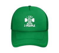Casquette Baseball J'aime Mon Chien Et Peut-Être 3 Personnes Chapeau De Soleil Anti Soleil,Confortable Casquette De Baseball pour Homme Badminton Voyages