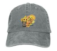 Casquette Baseball Juste Une Fleur Amoureuse du Soleil Gris Cap | Casquette Baseball Réglable Doux Baseball Réglable Pour Voyages Outdoor Sport Extérieur Baseball Cap