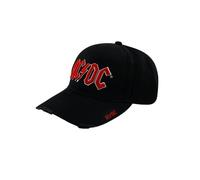 Casquette Baseball noir - AC/DC - logo rouge