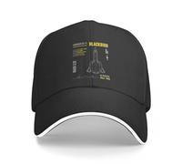 Casquette Baseball Noire Lockheed SR-71 Blackbird Avion Militaire Avion Amoureux Coupe-Vent Casquette Pare-Soleil Hip Hop Caps Chapeau Cow-Boy Chapeaux à visière Cadeau Papa personnalisé Petit ami