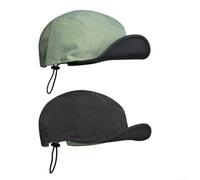 Casquette Baseball Nylon Léger 80g Anti-Transpiration(Green + Coffee) | Design réversible, pour deux tons instantanés, style pour polyvalent, idéal pour changer de look pour accessoire