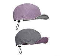 Casquette Baseball Nylon Léger 80g Anti-Transpiration(Purple + Gray) | Design réversible, pour deux tons instantanés, style pour polyvalent, idéal pour changer de look pour accessoire