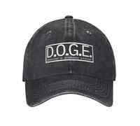 Casquette baseball pour homme, DOGE D.O.G.E. ? Département l’efficacité du gouvernement Hommes Femmes Casquette baseball en détresse Chapeau en coton Vintage Extérieur Doux Snapback Cap, cadeau