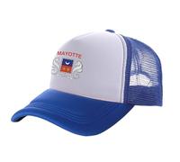 Casquette baseball pour hommes personnalisation unisexe France Mayotte Trucker Caps Hommes Français Country Hat Casquette baseball Cool Summer Unisexe Mesh Net Caps Cadeau loisirs en plein air