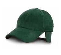 Result Winter Essentials Bonnet Casquette En Fleece Noir Vert Foncé Marine