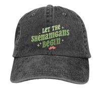 Casquette Baseball Saint Patrick, Que Mes Bêtises Commencent ! Cap | Casquette Baseball Confortable Doux Baseball Réglable Pour Camping Randonnée Sport Extérieur Basecap