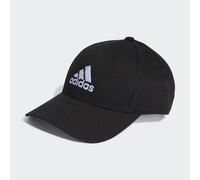 adidas Mixte Cotton Twill Baseball Cap, Black / White, M