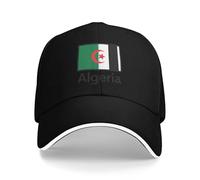 Casquette Baseball Snapback Hip Pop Couleur Unie Algérie Drapeau Nationalajustable 6 Panneaux Taille Unique Golf Hat Motorcycle Trucker Cap - Homme Femme Coupe du Monde
