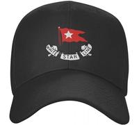 Casquette Baseball Sun Hat Titanic White Star Line Drapeau Rouge avec Logo étoile Casquette Baseball Sortie à la Plage Casquettes Sport Hip Hop Grande Taille Chapeau Casquette pour Hommes Femmes