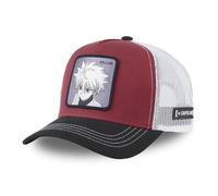 Casquette Baseball Trucker Hunter x Hunter 'Kirua Zoldik' - CAPSLAB - Rouge - Homme