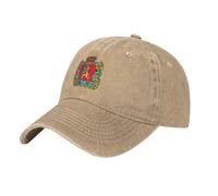 Casquette Baseball Unisexe Drapeau De Emblème National du Territoire De Krasnoïarsk - Réglable Et Respirante - Casquette Anti-Soleil Légère pour Homme Et Femme, Style Classique pour Sport Et Outdoor