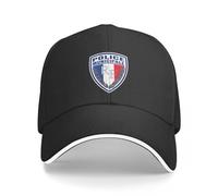 Casquette Baseball Unisexe Hip Hop Insigne Police municipale française Casquette Baseball visière Boonie Chapeaux Streetwear Noël Chapeaux Casquettes mâle Femmes Parfait Cadeau d’Anniversaire