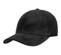Casquette Basic Corduroy Baseball noir One Size