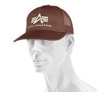 Casquette trucker Alpha Industries Basic Marron TU