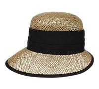 Casquette Beach en Paille by Seeberger noir One Size