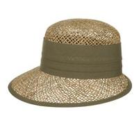 Casquette Beach en Paille by Seeberger olive One Size