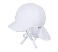 Casquette bébé avec visière et protection nuque Sterntaler - Blanc - Mixte - Été - Casual