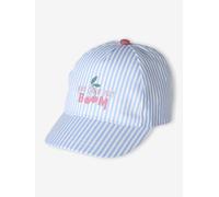 Casquette bébé fille coton rayée rayé bleu 44/47CM (12/18M)