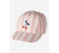 VERTBAUDET Casquette bébé Fille rayé Rose 44/47CM (9/18M)