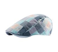 Casquette Béret Plate Homme Traditionnel - Chapeau de Paille Classique pour Sport, Running et Plage - Style Vintage pour Ete