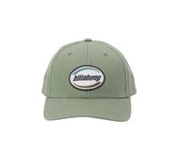 Casquette Billabong, visière incurvée, 6 panneaux, sauge