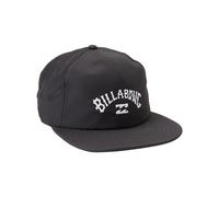 Casquette Billabong, visière plate, réglable, 6 panneaux, Arch Team, noir